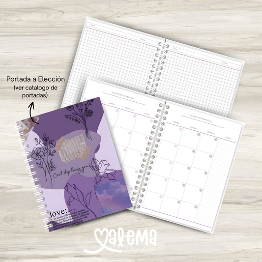 Cuaderno Universitario Lila