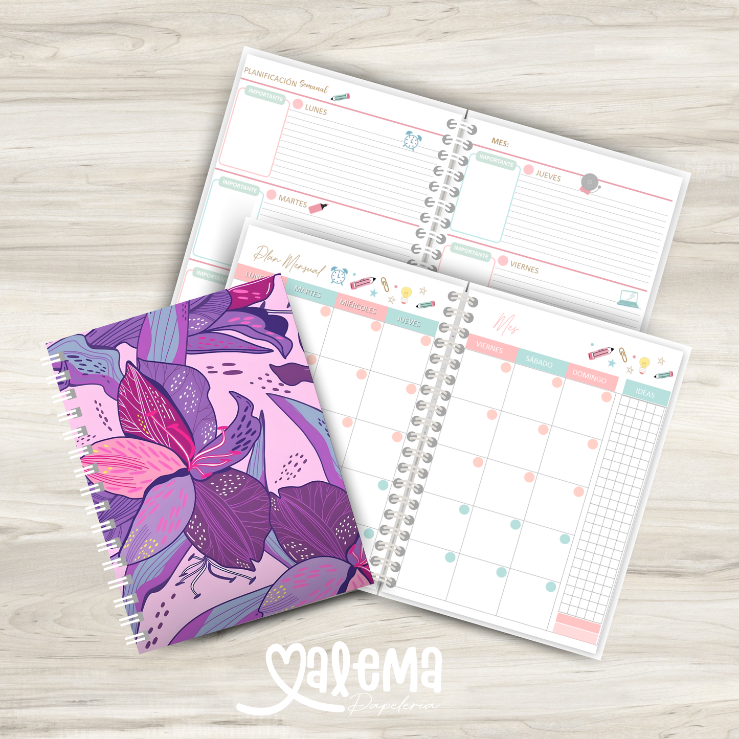 Planner Universitario Modelo 2