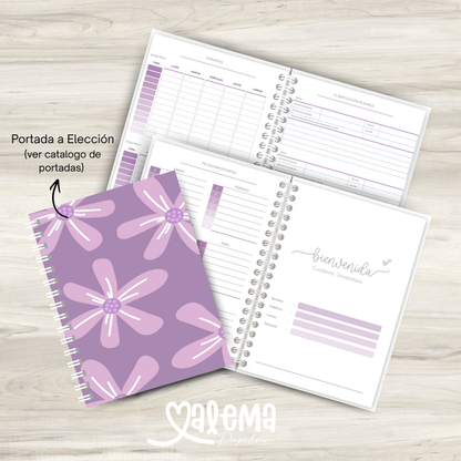 Cuaderno Universitario Lila