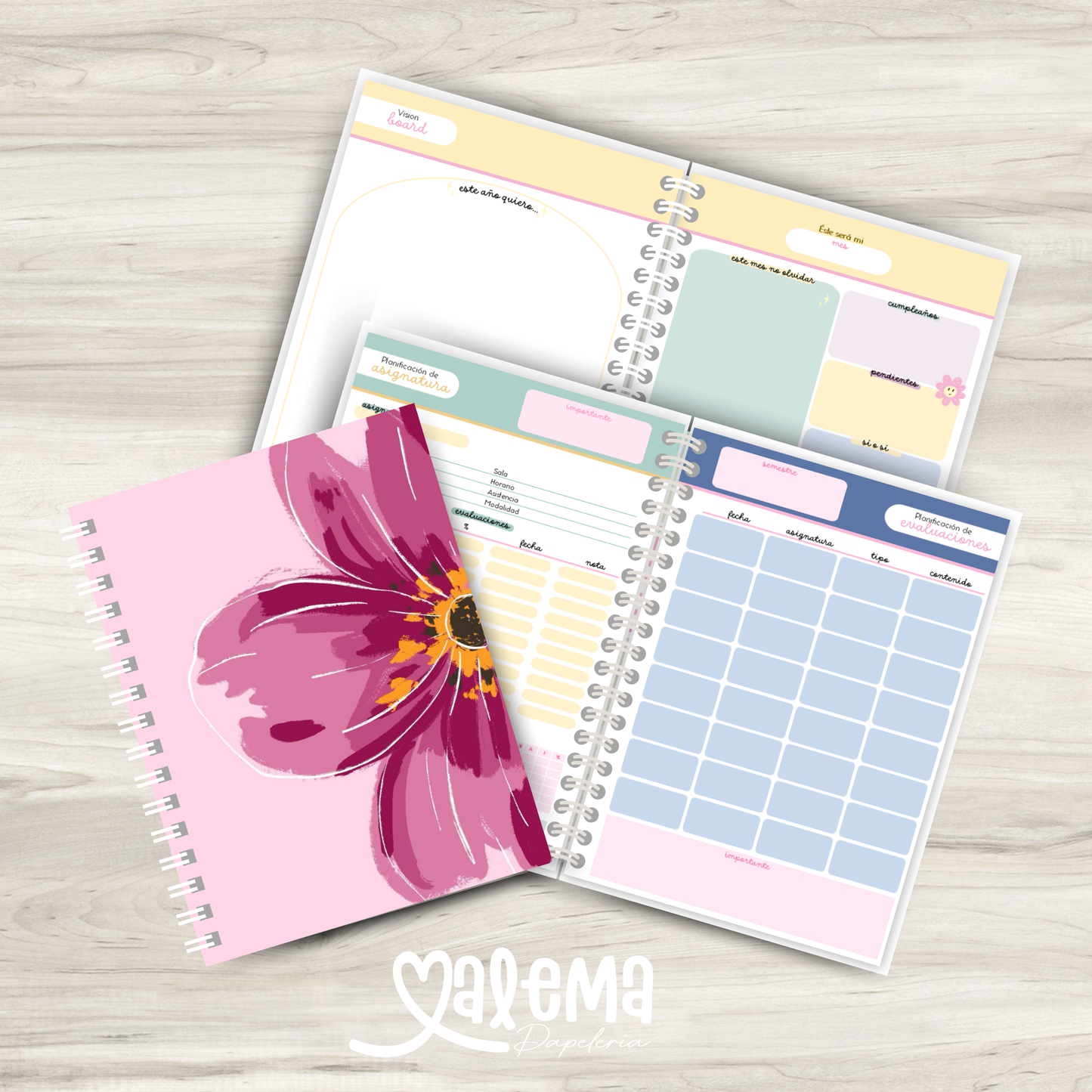 Planner Universitario Modelo 1