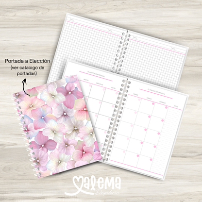 Cuaderno Universitario Rosado
